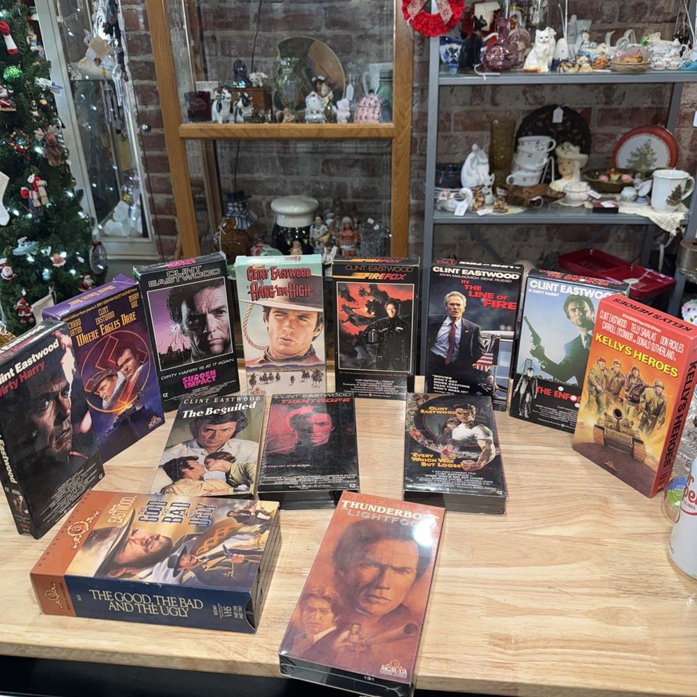 Clint Eastwood VHS Movie lot - Some Sealed